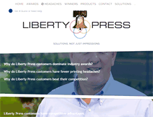 Tablet Screenshot of libertypress.com
